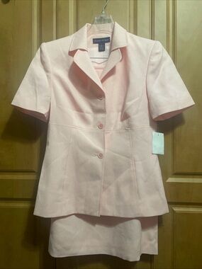 Preston & York Light Pink Women's Blazer and Skirt Set